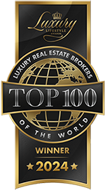 Winner of TOP 100 Luxury Real Estate Brokers of the World for 2024